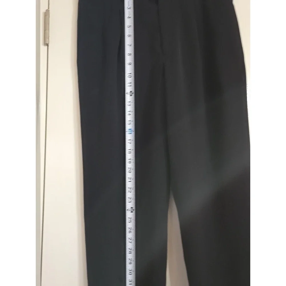 Lacoste Slacks Pants Size 32 Men's Black Dress Classic Fit Trousers